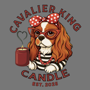 Cavalier Candle - Grey Background