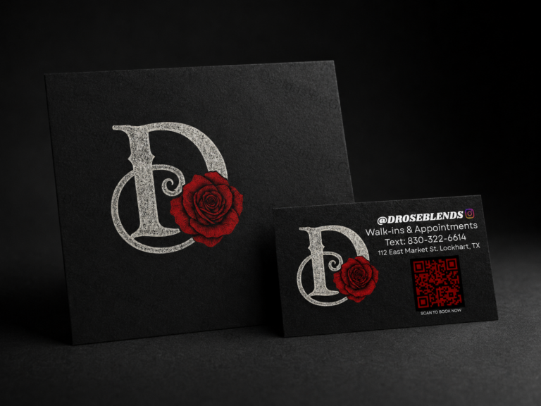 DROSEBLENDS Mock Up Image - Business Cards