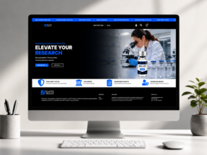 ELVTD Site Mock Up Office Background