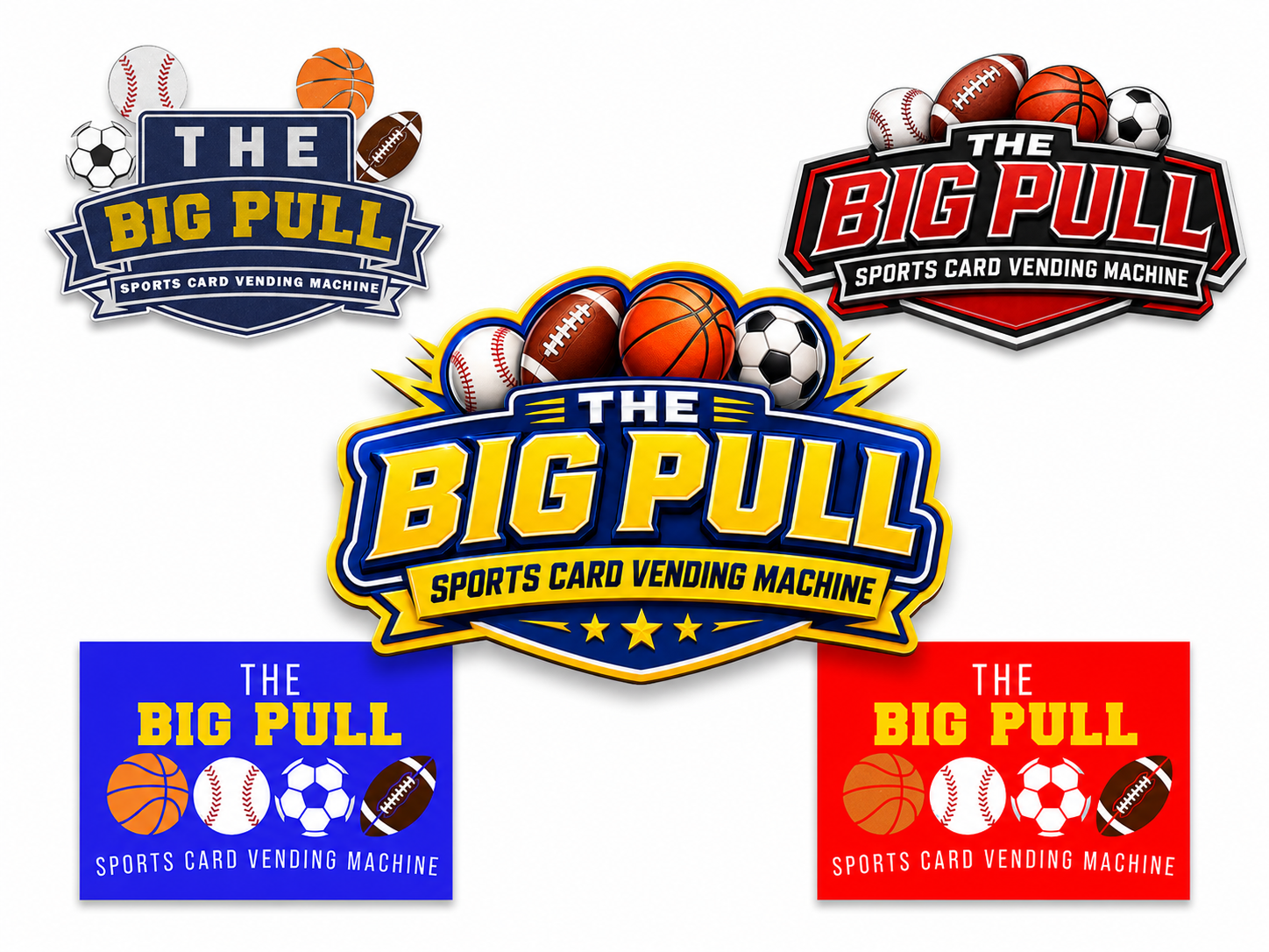 The Big Pull All Logos Mock Up