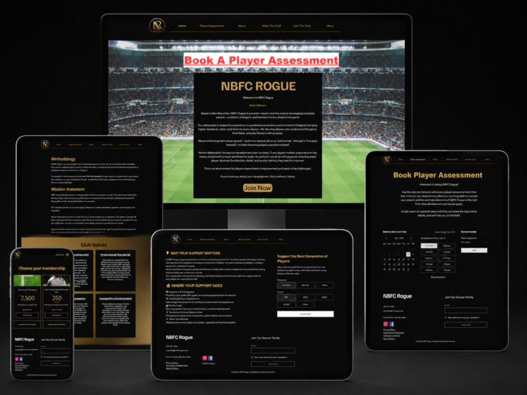 NBFC Rogue Mock Up Website